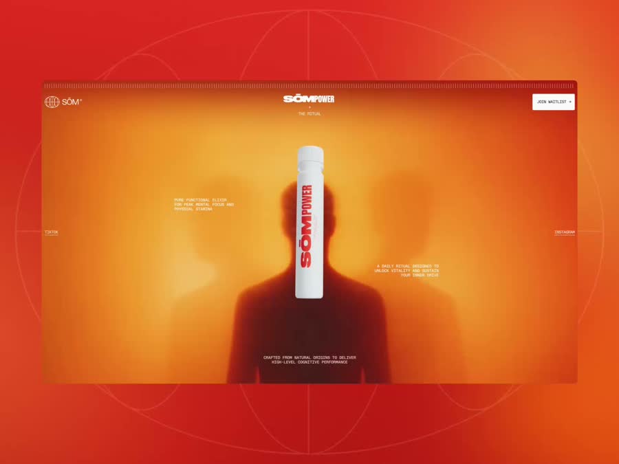 Aperçu du site Sompower, projet présenté par Next Level